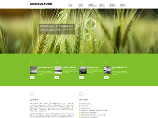 农业网站模板184