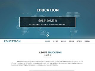教育培训网站模板503