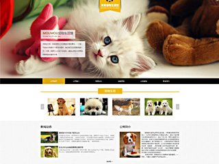 宠物网站模板44